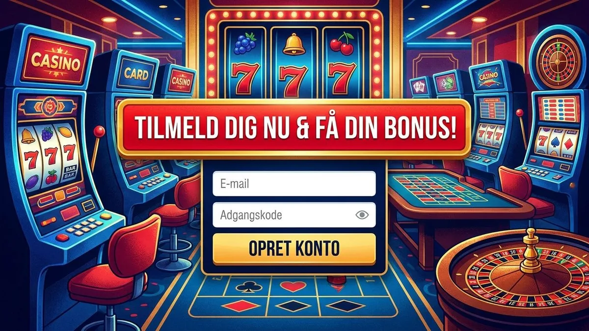 Tilmeld dig med bonus